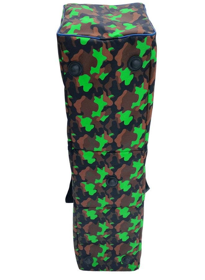 Grow wings Green Long Cricket Kit Bag with Attractive Design Cricket Backpack - Image 3