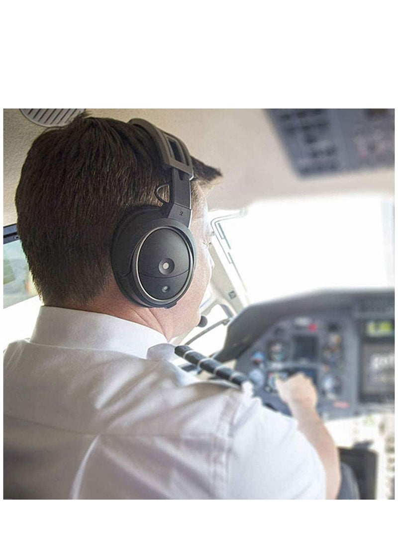 SYOSI Headset Replacement Ear Pads Ear Cushions Kit Compatible for Bose, Aviation Headset X A10 A20 Headphone Ear Cups Ear Cover Earpads Repair Parts Memory Foam Earpads (Black) A20 - Image 4