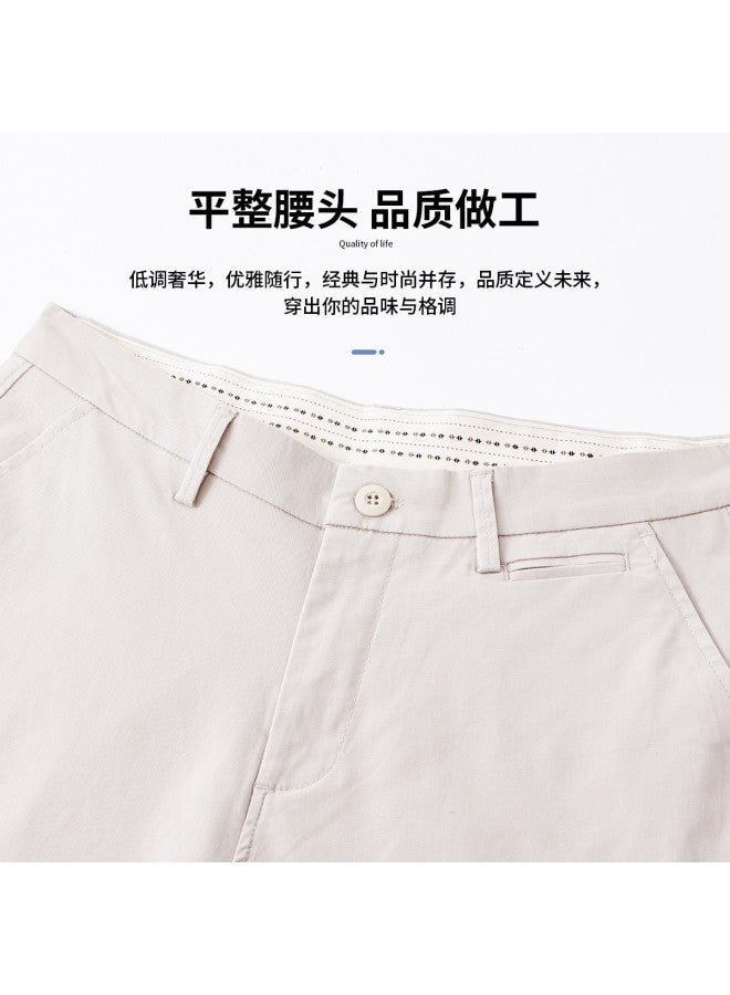 FOLUNSI Comfortable Stretch Casual Pants For Men - 2025 Spring Collection Simple Straight-leg Everyday Versatile Trousers - Image 4