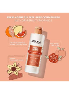 Mizani Press Agent Thermal Smoothing Sulfatefree Conditioner Pink Grapefruit Juicy Mandarin With A Floral Medley Of Jasmine Rose & Freesia Ending On Notes Of Musk & Wood. 8.5 Fl. Oz  - Image 4