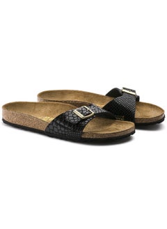 BIRKENSTOCK Mule Buckle Sandals Snake Black  - Image 3
