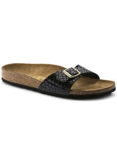 BIRKENSTOCK Mule Buckle Sandals Snake Black  - Image 1
