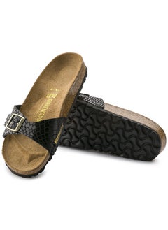BIRKENSTOCK Mule Buckle Sandals Snake Black  - Image 2