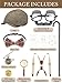 SOMSOC Boys Old Man Costume 100 Days of School Outfit Kids Grandpa Costume Accessories Set for School Dress Up Party - Image 4