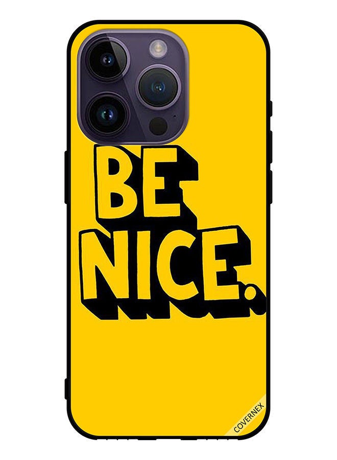 Covernex Protective Case Cover For Apple iPhone 14 Pro Be Nice (2) - Image 1