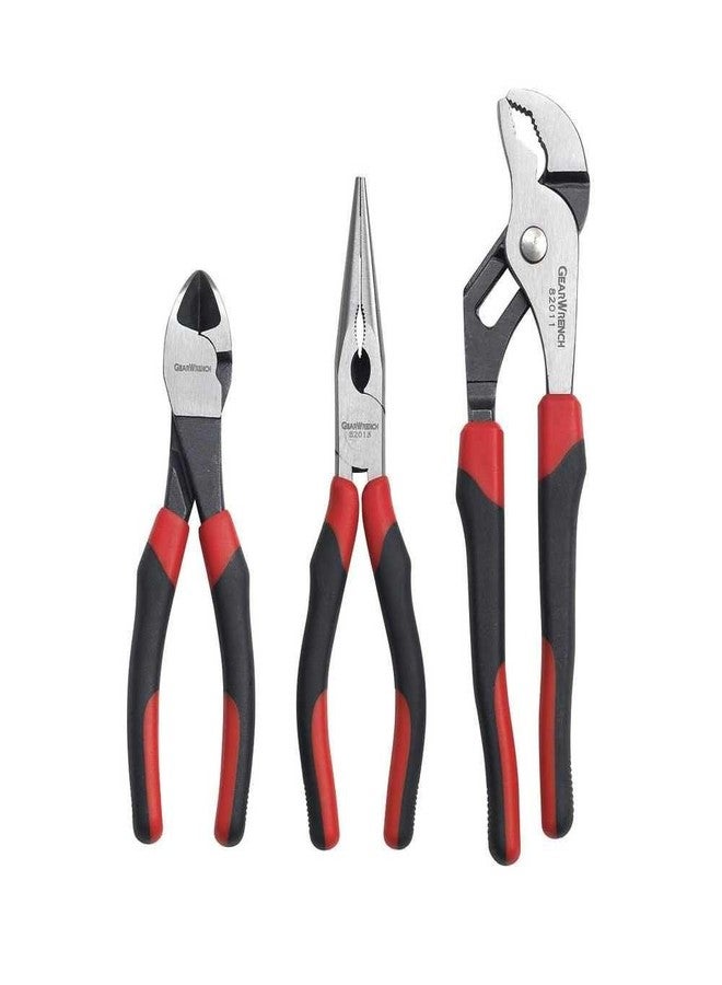Apex Tool Group GEARWRENCH 82104 3 Piece Standard Pliers Set (82011, 82012, 82013) - Image 2
