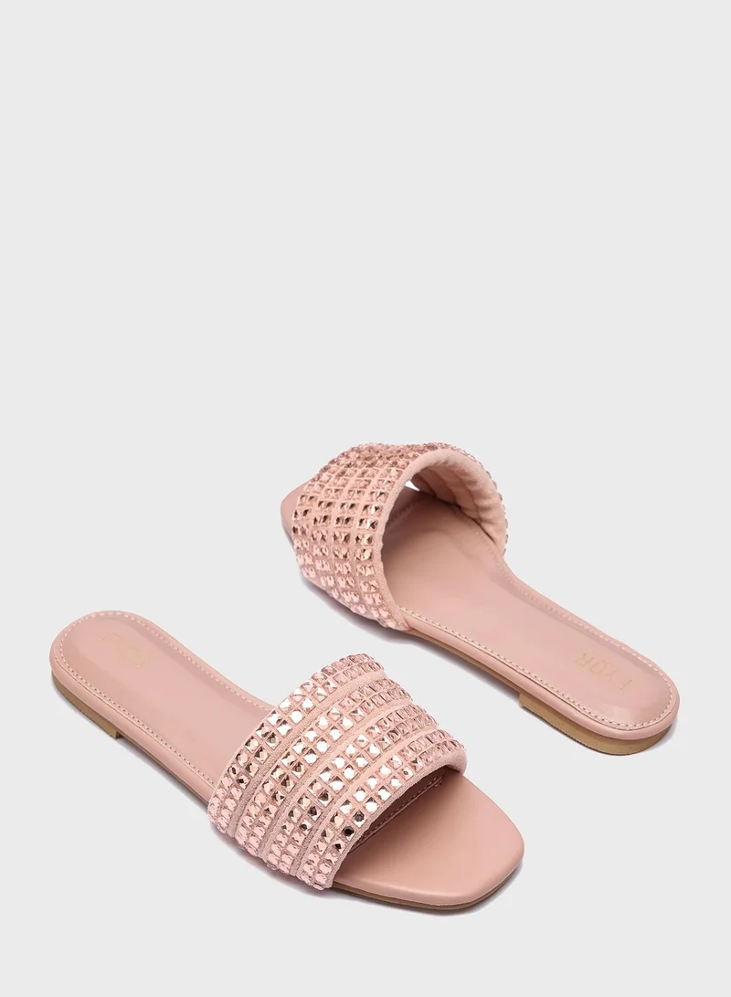 FYOR One Strap Flat Sandals