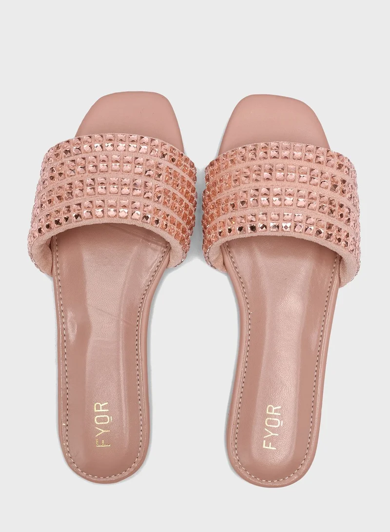 FYOR One Strap Flat Sandals