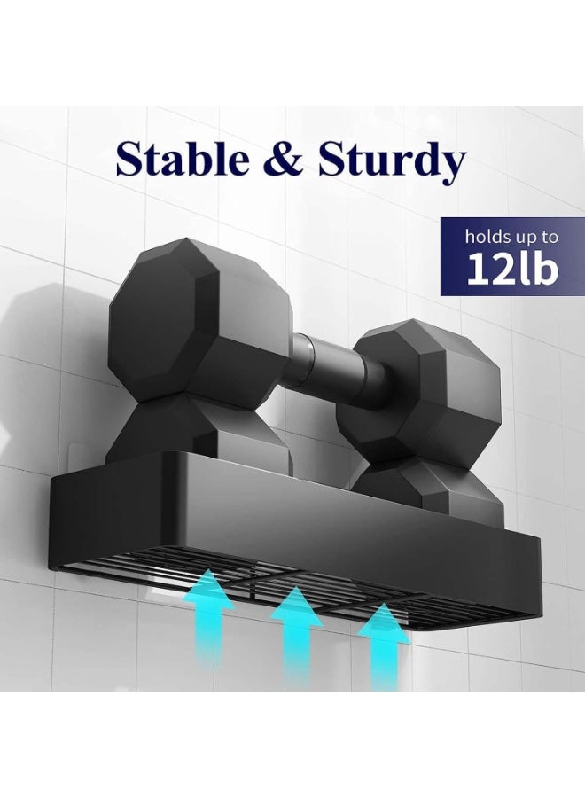 Beauenty 2 Pack Shower Shelf, Drill-Free Stainless Steel Shower Rack, Kitchen Spice Hang Storage Shelf, Suitable for Kitchen, Bathroom, Bedroom - Image 3