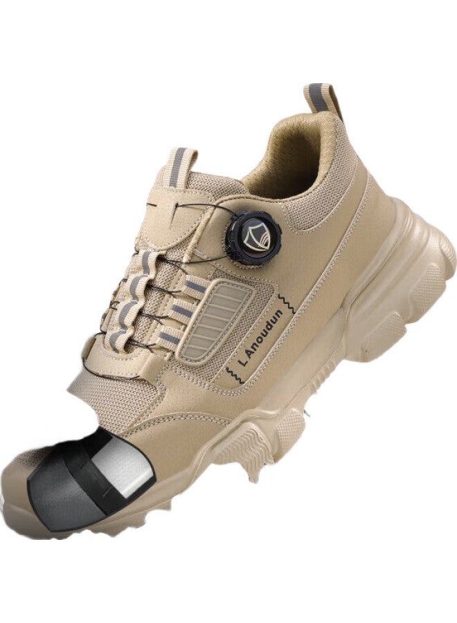 Blue Gull Shield Blue Seagull Shield Labor Protection Shoes Men'S Super Light Breathable Steel Toe Anti-Smashing Anti-Stab Work Safety Site Soft Bottom Functional Shoes D267 42 - Image 3