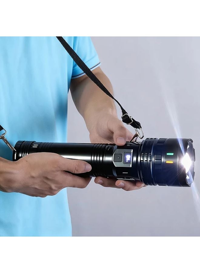 1PC Outdoor Zoom Flashlight 3600mAh 2001 Lumens 4 Modes Type C Charging - Image 3