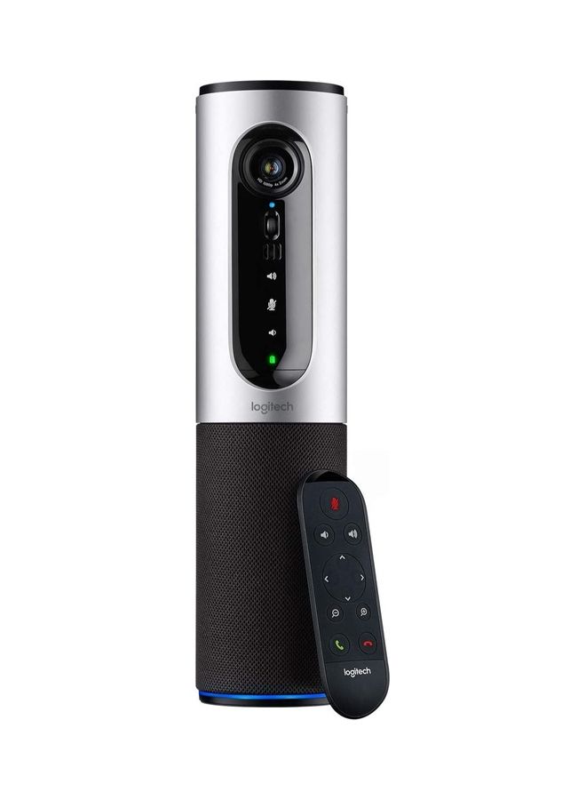ConferenceCam Connect, Video Conferencing System Full HD 1080p, Portable, USB, Skype for Business, Compatible Cisco Jabber, BlueJeans, BroadSoft, Lifesize Cloud, Vidyo, Zoom, Laptop/PC/Mac Black