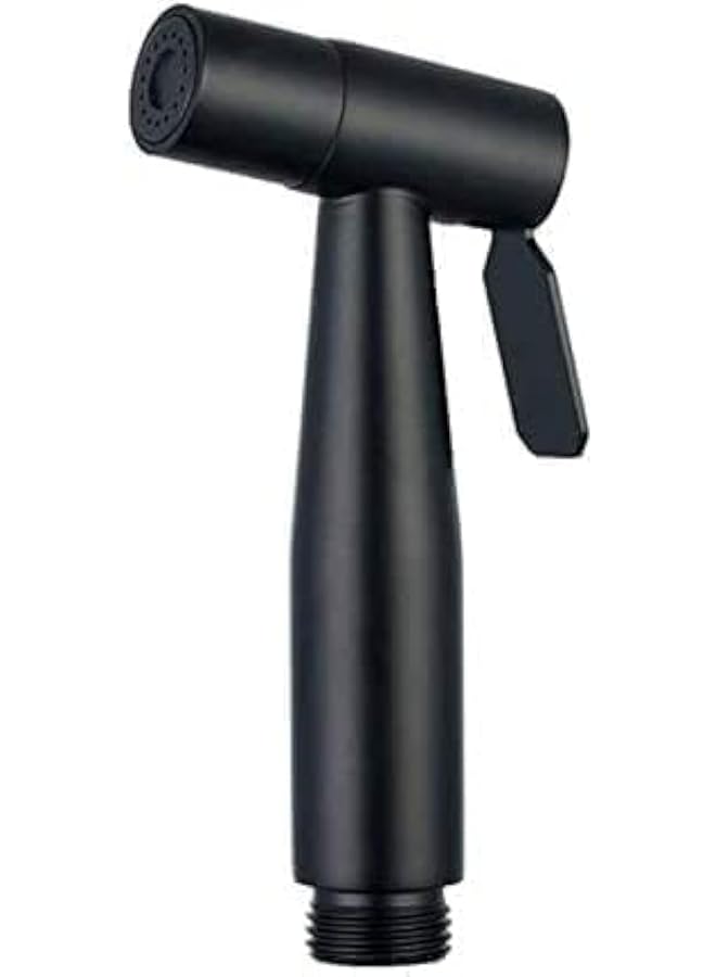 The Bros Shattaf Spryer Handle, Bidet Toilet Sprayer Head, Handheld Bidet Sprayer, Black(Only Bidet Spray Head) (1, BLACK) - Image 1