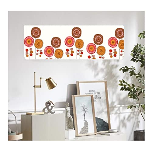 DARSHANAM WORLD polyester New Printed Air Conditioning Dust Cover Folding Designer Ac Cover for Indoor Split Ac 1.5 ton (97 x 31 x 21 .5cm|Printed) - Image 3