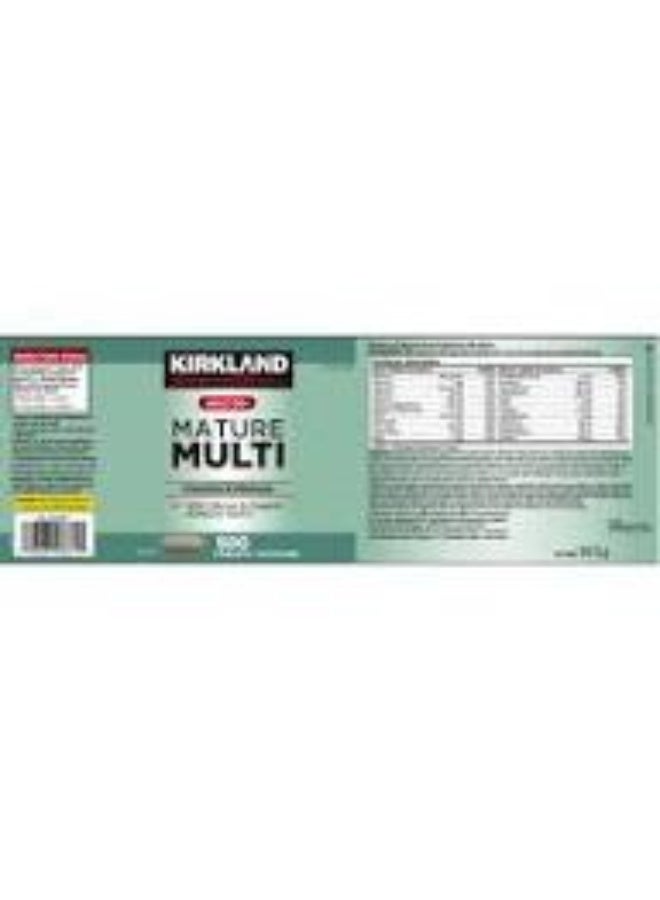 Cougar Kirkland Signature Mature Adult Multi Vitamin Tablets 400 Ct - Image 2