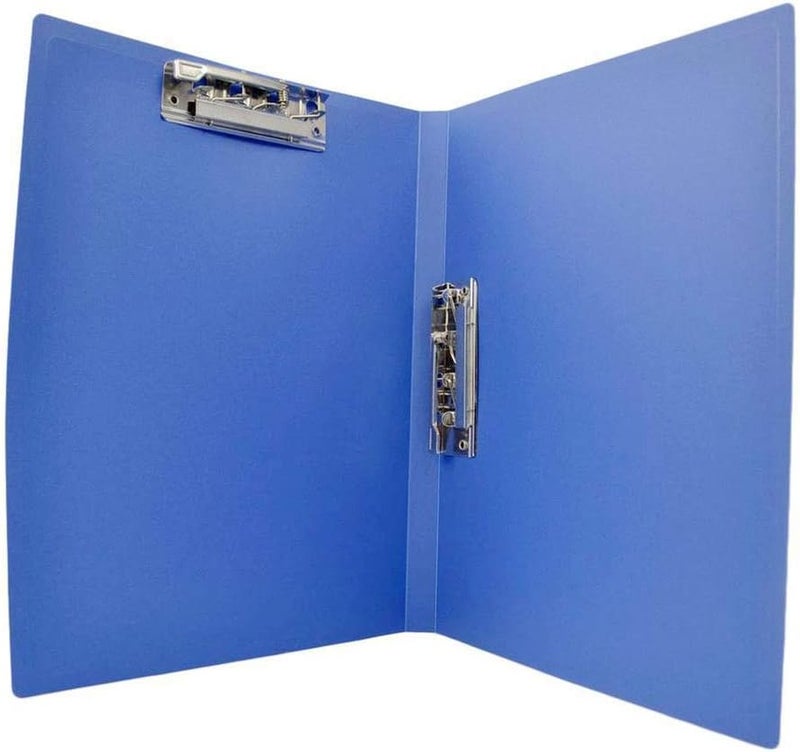 Daycount 5-Pack Clamp Binder A4 File Folder with Double Strong Clip, Punchless Binder with Spring-Action Clamp for Office School Student Teacher Supplies (Assorted Colored) - Image 2