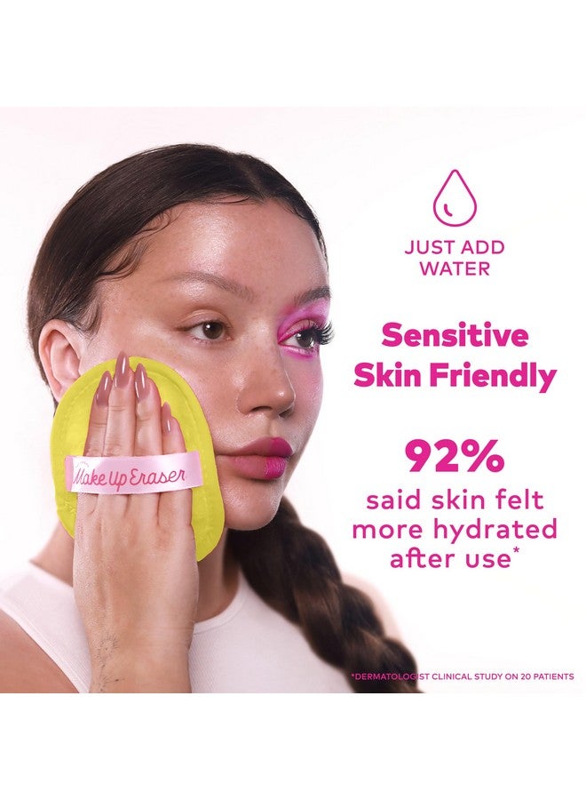 Makeup Eraser The Original MakeUp Eraser, 7-Day Set, Erase All Makeup With Just Water, Including Waterproof Mascara, Eyeliner, Foundation, Lipstick, Sunscreen, and More! Limoncello, 7ct. - Image 3