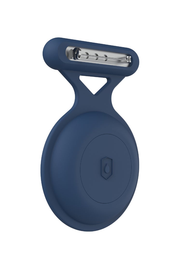 إينوشا غلافي AirTag بمشبك - 2 قطعة من السيليكون المرن مع حزام مفتاح إضافي، مثالي للأطفال وكبار السن والأمتعة - Image 4