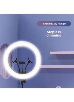 General 18-inch Fill Light High Brightness High Display Value LED Mobile Phone Three-color Lighting Beauty Photography Light Live Light-Light Source Color:14 Inch Adapter  - Image 2