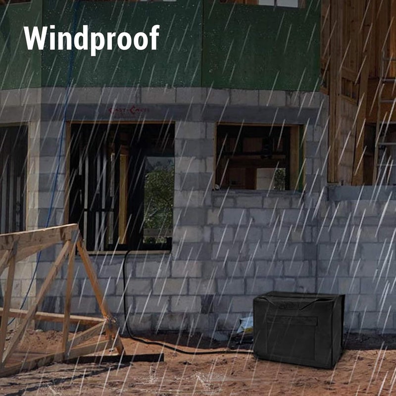 Outdoor Generator Cover, Water and Windproof, Lightweight and Portable, for EU2000i EU2200i EU2200ic, Made of Oxford Cloth with PVC Coating - Image 4