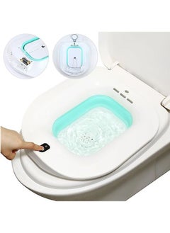 Electric Sitz Bath for Hemorrhoids，Sitz Baths for Postpartum Care, Sitz Bath Tub for Postpartum Care Ease, Foldable Sits Bath Tub Soak  (Spout)