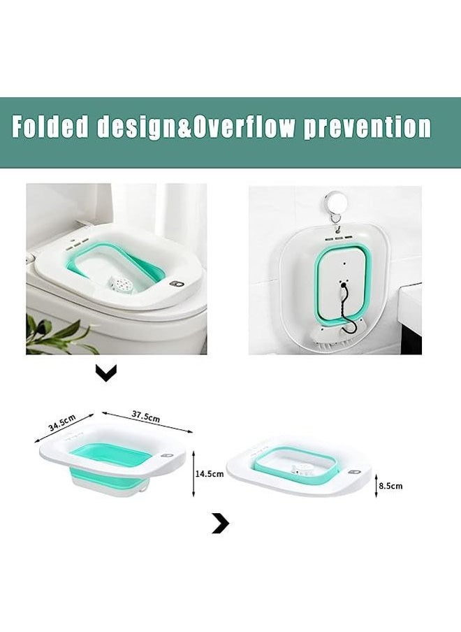 Arabest - Electric Sitz Bath for Hemorrhoids，Sitz Baths for Postpartum Care, Sitz Bath Tub for Postpartum Care Ease, Foldable Sits Bath Tub Soak  (Spout) - Image 1