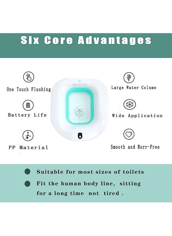 Arabest - Electric Sitz Bath for Hemorrhoids，Sitz Baths for Postpartum Care, Sitz Bath Tub for Postpartum Care Ease, Foldable Sits Bath Tub Soak  (Spout) - Image 1