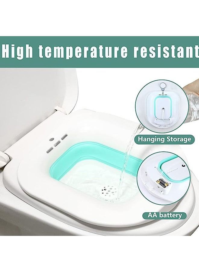 Arabest - Electric Sitz Bath for Hemorrhoids，Sitz Baths for Postpartum Care, Sitz Bath Tub for Postpartum Care Ease, Foldable Sits Bath Tub Soak  (Spout) - Image 1