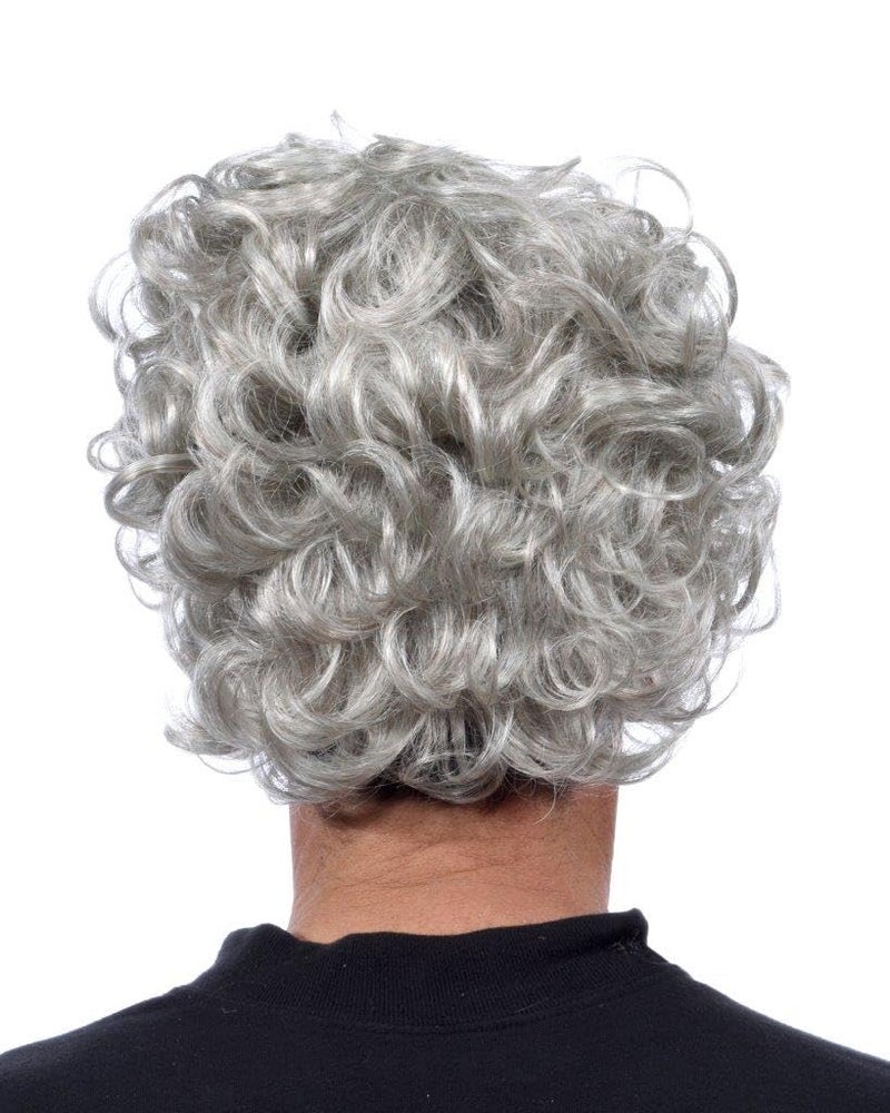 Zagone Studios Zagone Super Soft Old Woman Mask, Grey Balding Wrinkly Old Man - Image 5