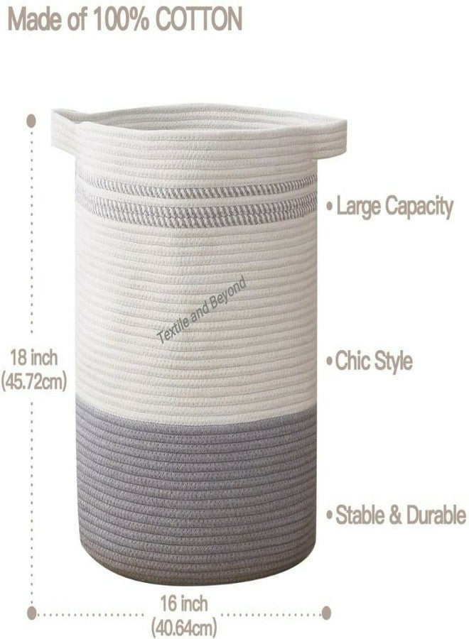 Textile and Beyond منظم تخزين كبير من الحبال من Textile and Beyond Boho Home Decor - سلة من الجوت للفواكه، الغسيل، الألعاب، سلة الهدايا، صينية أطفال، منظم دلو لغرفة المعيشة والمطبخ والحمام (2.22 كجم) - Image 4
