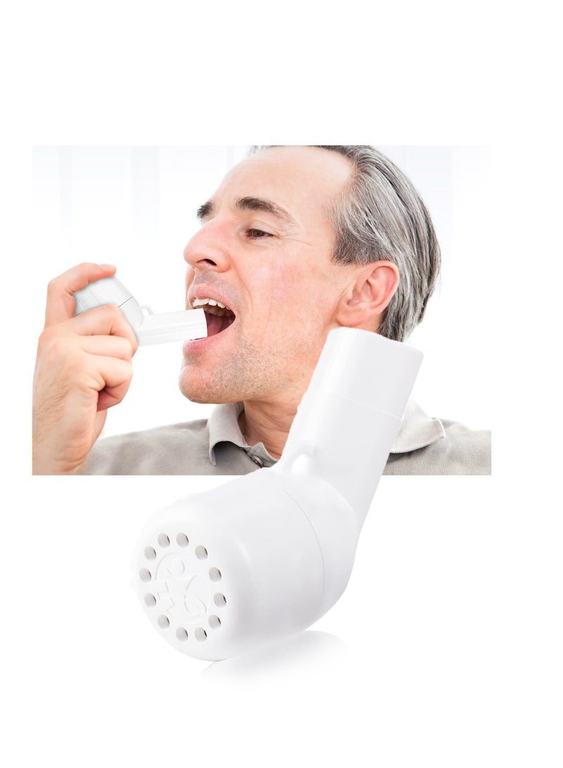 جهاز إزالة المخاط لتنفس الرئة الطبيعي، مدرب تنفس محمول. يساعد علاج OPEP على فتح مجرى الهواء وإزالة المخاط بشكل فعال، مما يعزز صحة الرئتين والمجرى الهوائي. - Image 1