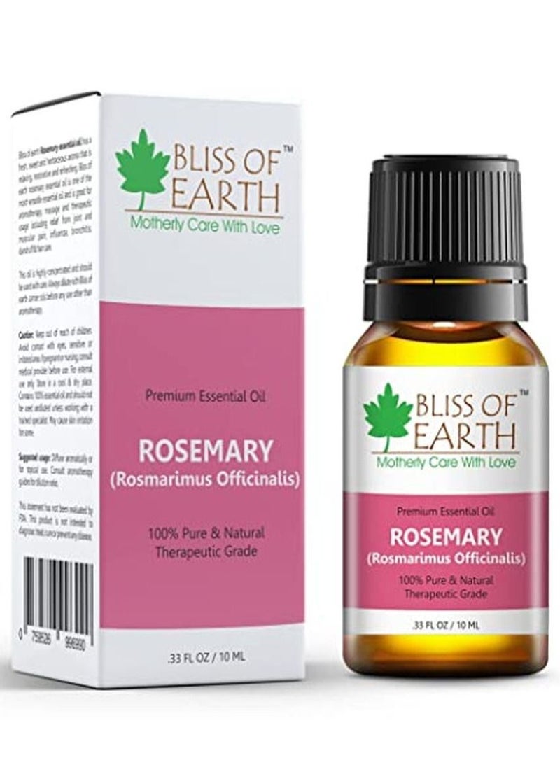 BLISS OF EARTH Bliss Of Earth Pure Lavender Essential Oil & Rosemary Natural Essential oil Combo 10ml Therapeutic Grade Pack of 2  - Image 5