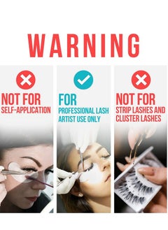 Stacy Lash Lightning Speed Eyelash Extensions Glue Stacy Lash 5Ml/ 0.17 Fl. Oz/ 0.3 Sec Drying Time/Retention 68 Weeks/Lowest Fumes/Maximum Bonding Power/Black Adhesive/Professional Supplies  - Image 3