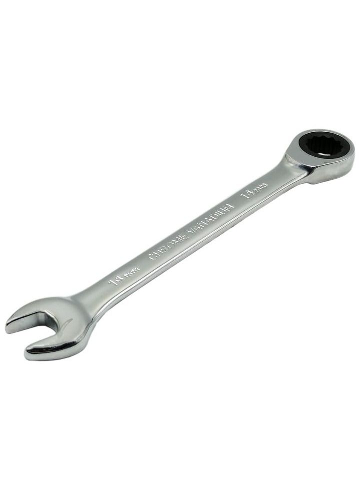 تولز مجموعة الفك والحلقة مقاس المفك: 14 مم مصنوع من فولاذ الكروم والفاناديوم - Image 2