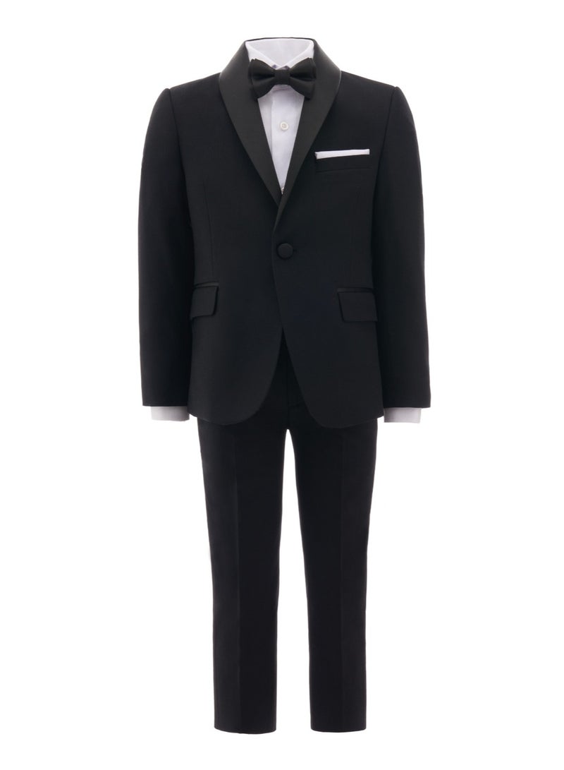 فيا بامبينو بدلة رسمية للأولاد باللون الأسود 9067 - Image 1