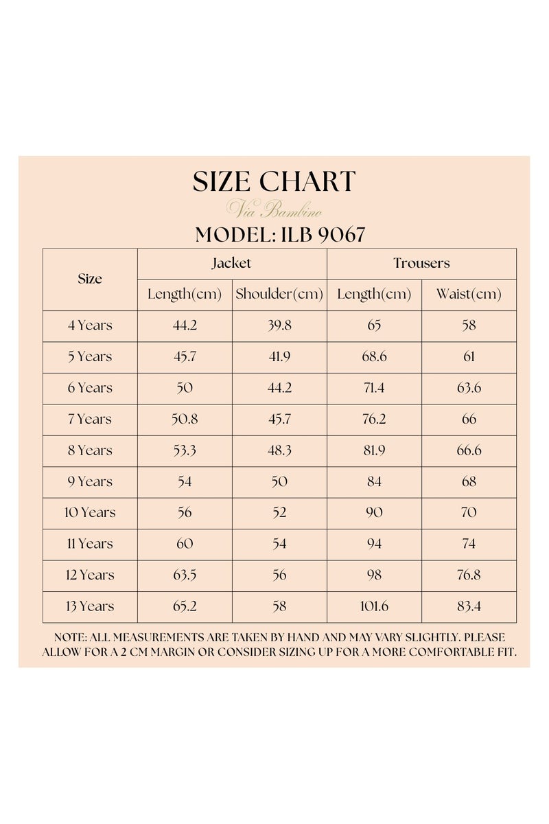 فيا بامبينو بدلة رسمية للأولاد باللون الأسود 9067 - Image 4
