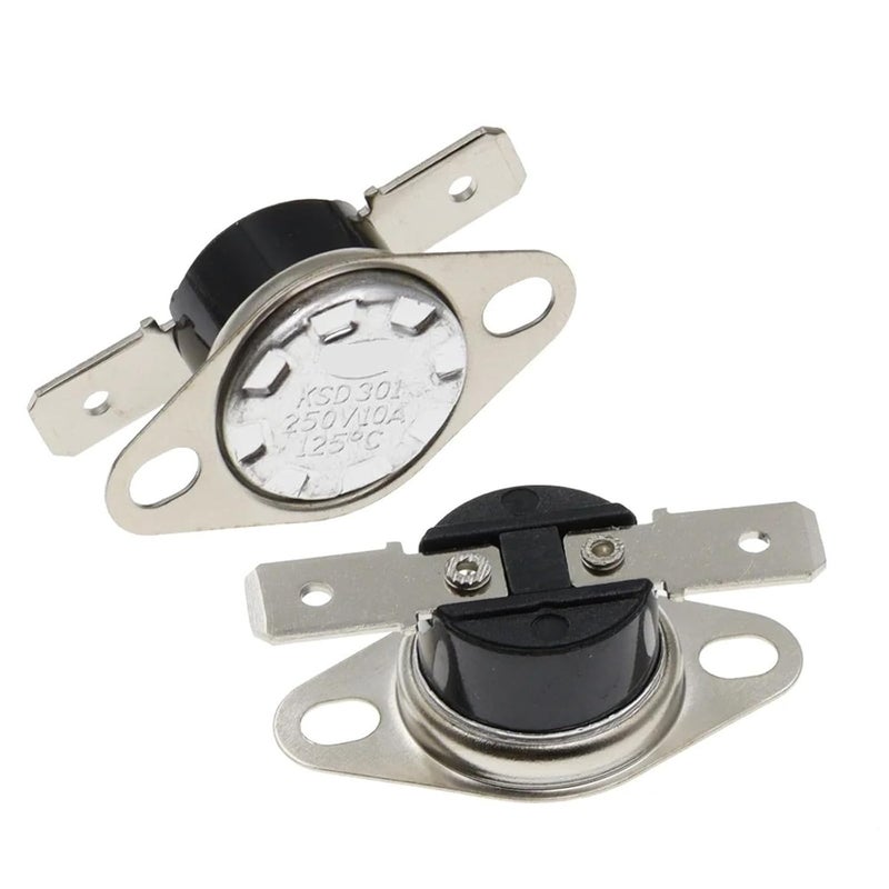 Normally Open KSD301 Thermostat Temperature Switch 10A 250V 40 Degree Bakelite Sensor - Image 2