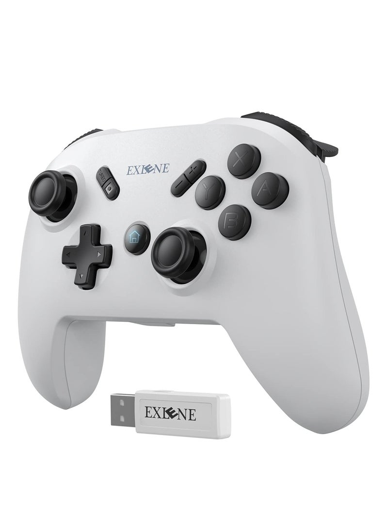 Generic Exlene Wireless Switch Pro Controller for Nintendo Switch/Switch Lite/PC/IOS/Android/Steam, Wake Up, Adjustable Vibration  Turbo, Motion Control  - Image 1