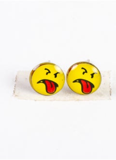 The Black Pearl Accessories Small Metal Earring for Baby-Premium Quality- Emoji (5) Premium Quality & Against Color Change 