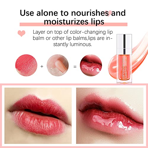Sokgo Hydrating Lip Glow Oil, Plumping Lip Gloss, Moisturizing Lip Oil Gloss, Transparent Moisturizing Lip Balm, Natural Lip Plumper - Image 2