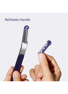 FLAMINGO Flamingo Dermaplane Blades Refills, Face Razors for Women, Smooth Skin, 4 Count  - Image 4