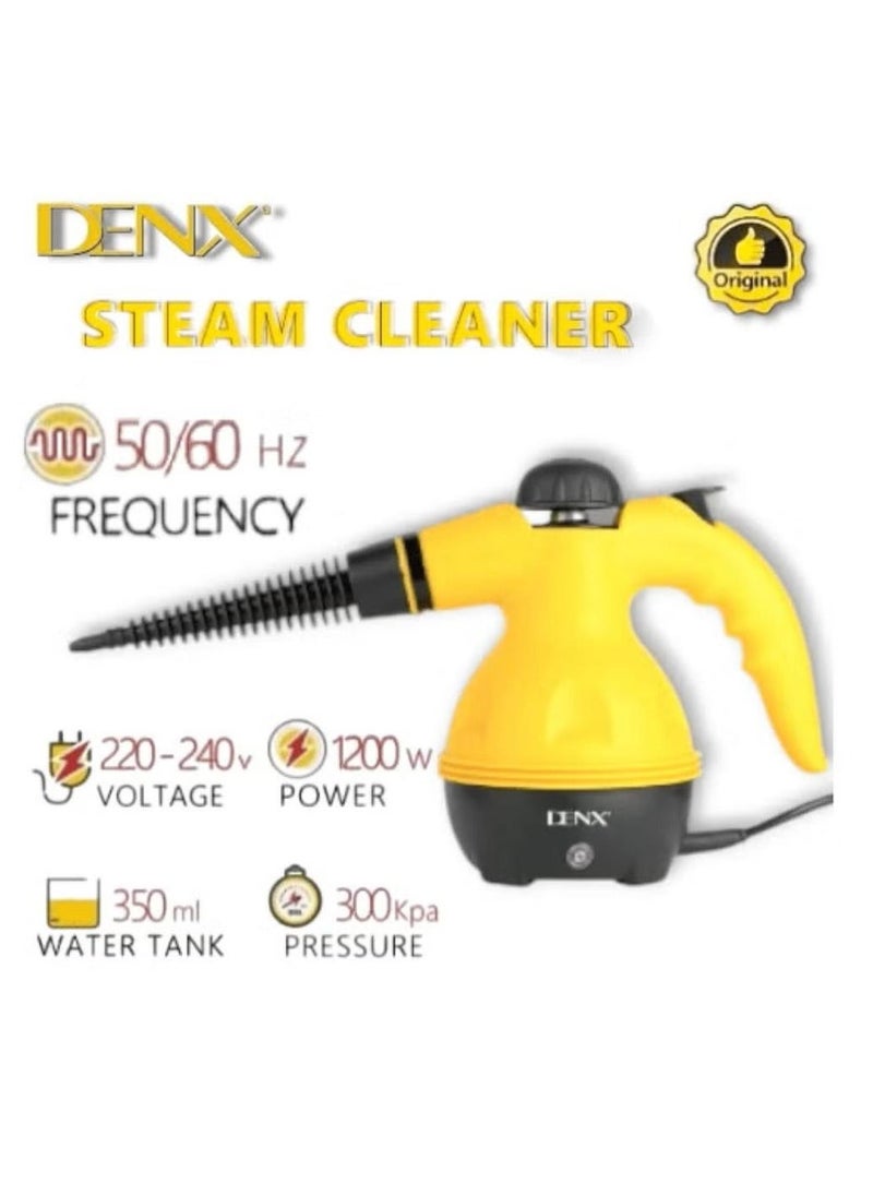 Denx High Pressure Steam Cleaner, Mini Steam Cleaner For Kitchen And Home Multi-Color Yellow/Black/White - Image 4