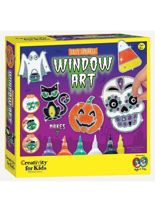 Creativity for Kids Creativity for Kids Halloween Window Art - Halloween Crafts, Make Your Own Halloween Window Clings  - Image 1