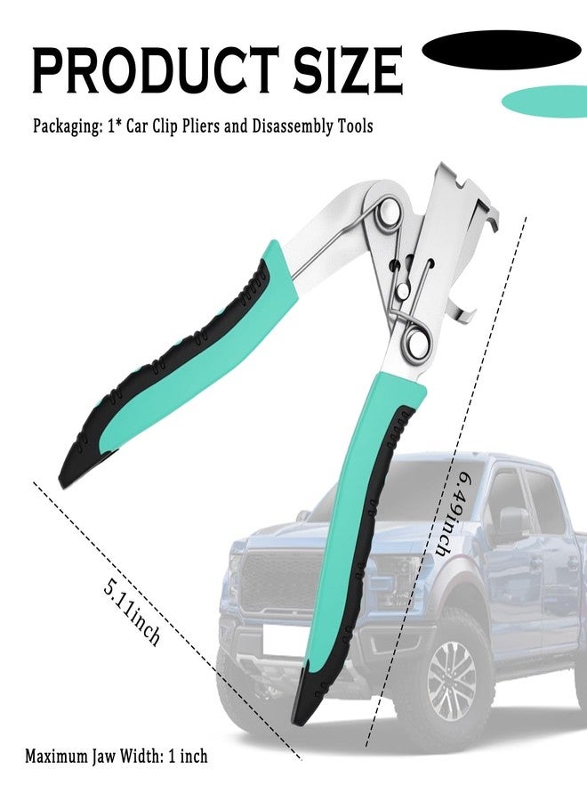 YGDMD 2025 New Car Clip Pliers/Disassembly Tools,Car Clip Remover Tool with Anti-Slip Grip,Multi-Functional Automotive Panel Clips Pliers for Cars Door Panel Dashboard Interior Trim - Image 2