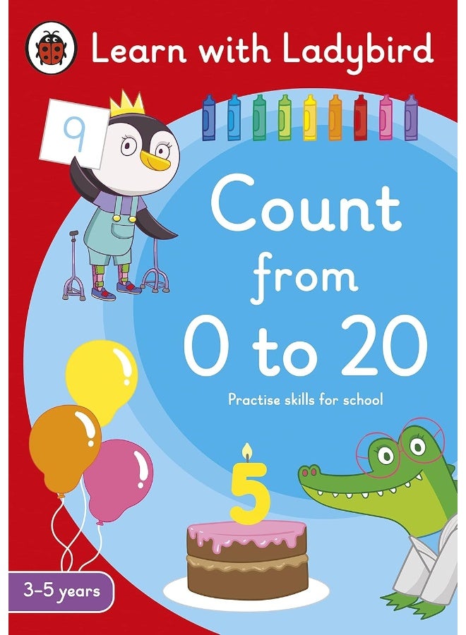 Count from 0 to 20: A Learn with Ladybird Activity Book 3-5 years: Ideal for home learning (EYFS) - Image 1