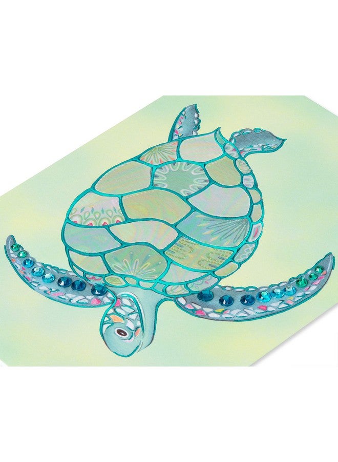 Papyrus Blank Card (Mosaic Turtle) - Image 5