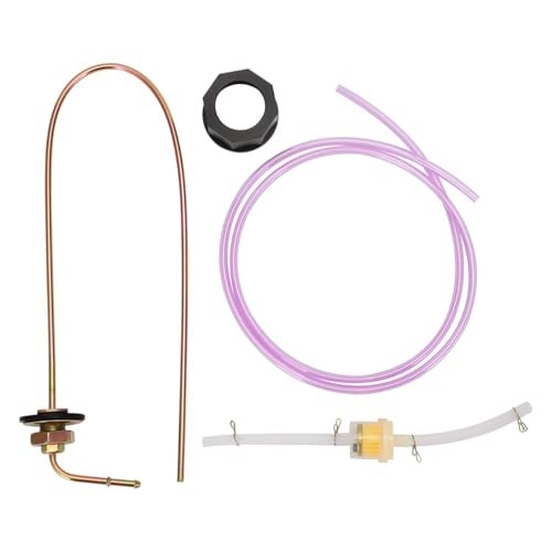 MOTOQUEEN For Diesel Heaters, Extra Capacity Fuel Tank Standpipe Kit, All-Metal Rust-Proof Cap with 36" Tubing & Filter, Extend Runtime 5X - Image 1