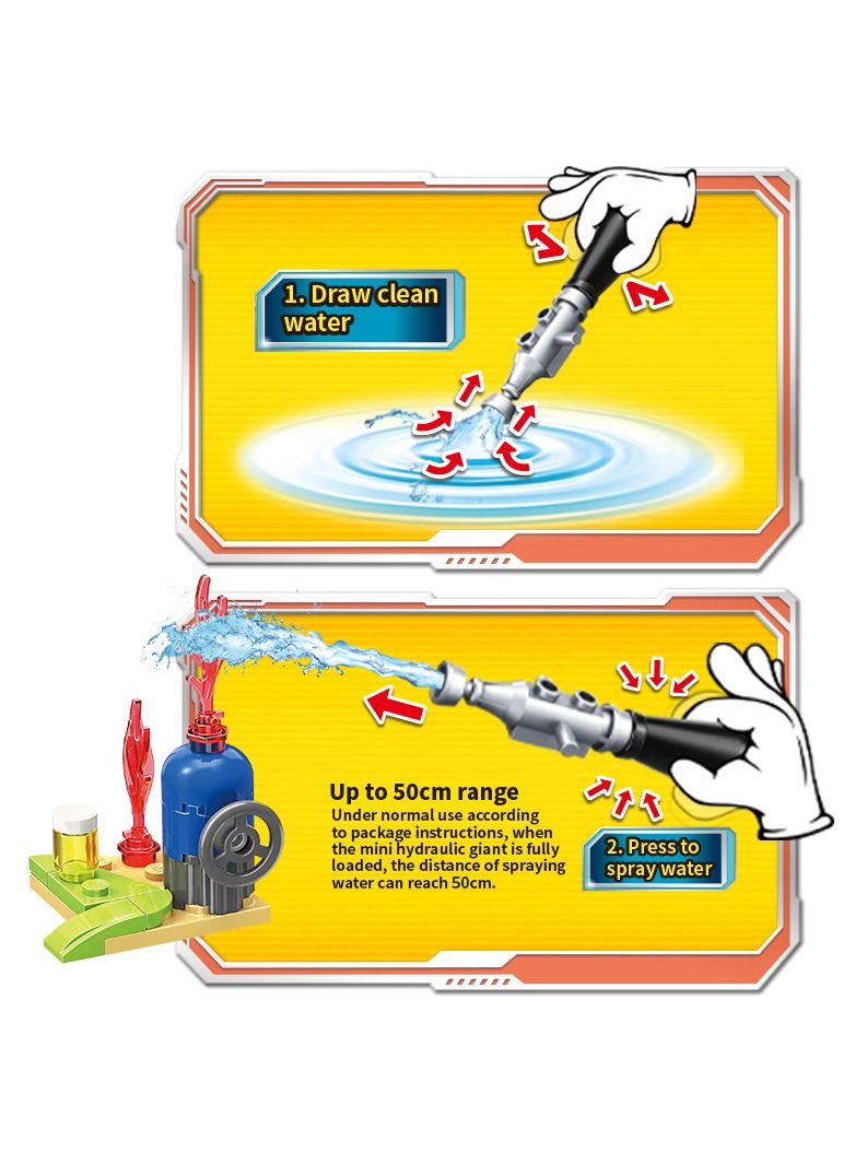 كيومان Firefighter Truck 370 Pcs Building Blocks Toys - Image 5