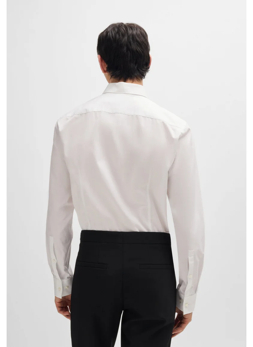 هوجو Slim-fit shirt in easy-iron cotton poplin