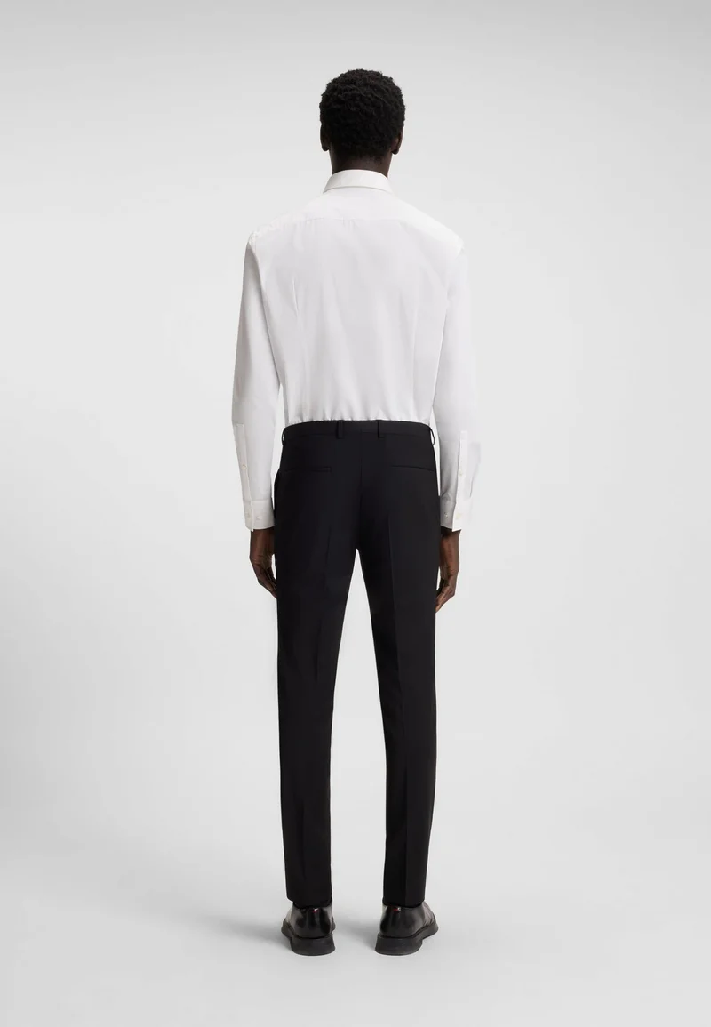 هوجو قميص بقصة ضيقة من قطن البوبلين سهل الكي